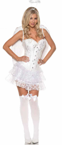 Sexy Sweet Angel Corset Costume - Adult