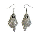 Rhinestone Ghost Earrings