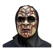 Hooded Bloody Stitched Horror Mask