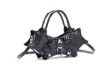 Leather Gothic Bat Wings Bag