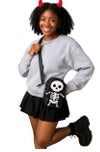 Mini Skeleton Black Bag
