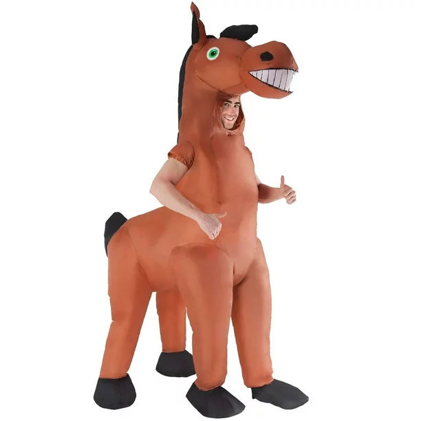 Barnyard Horse Inflatable Costume - Adult