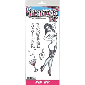 Tinsley Tattoo - 1940's pinup Girl Tattoo Vintage