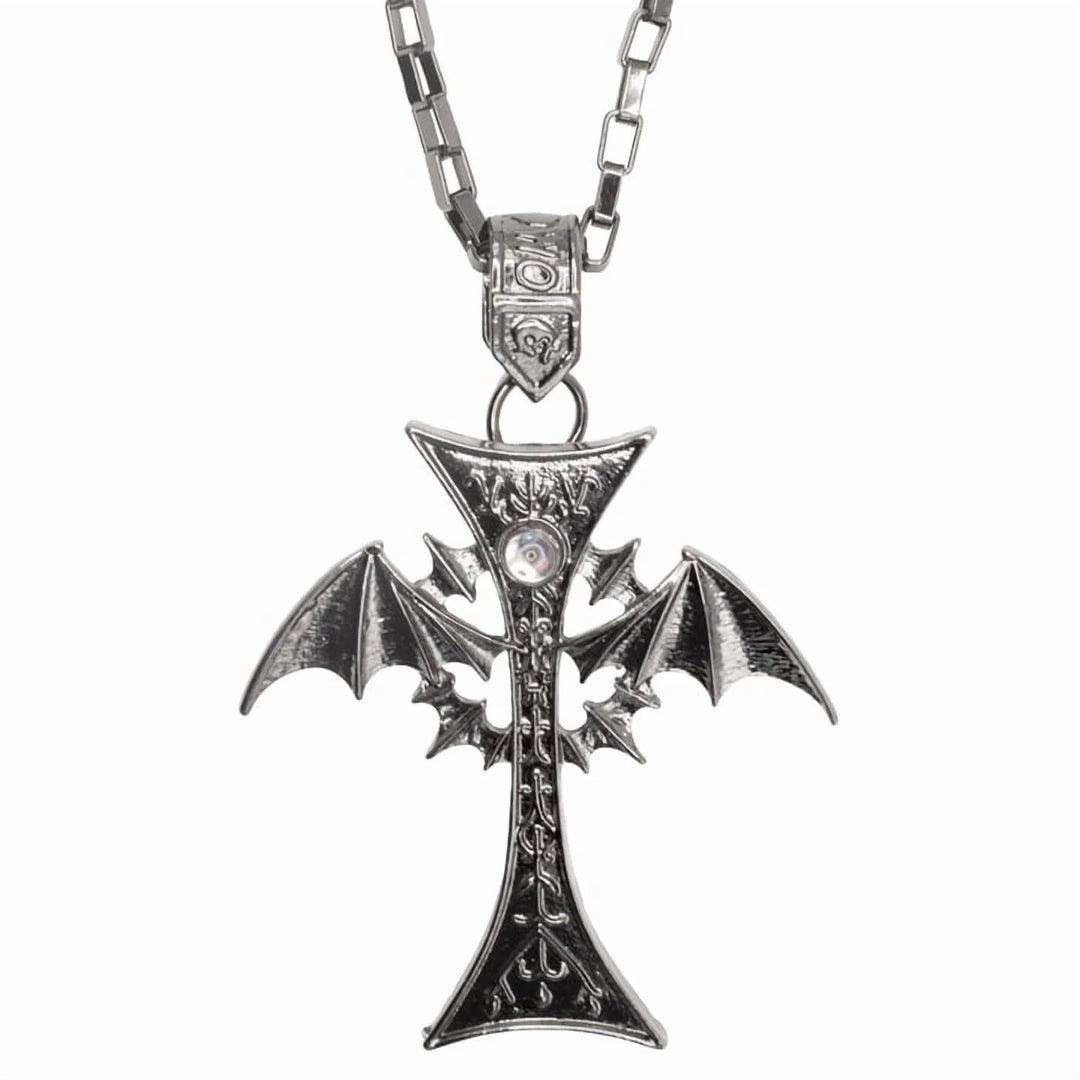 Vampire Cross Necklace