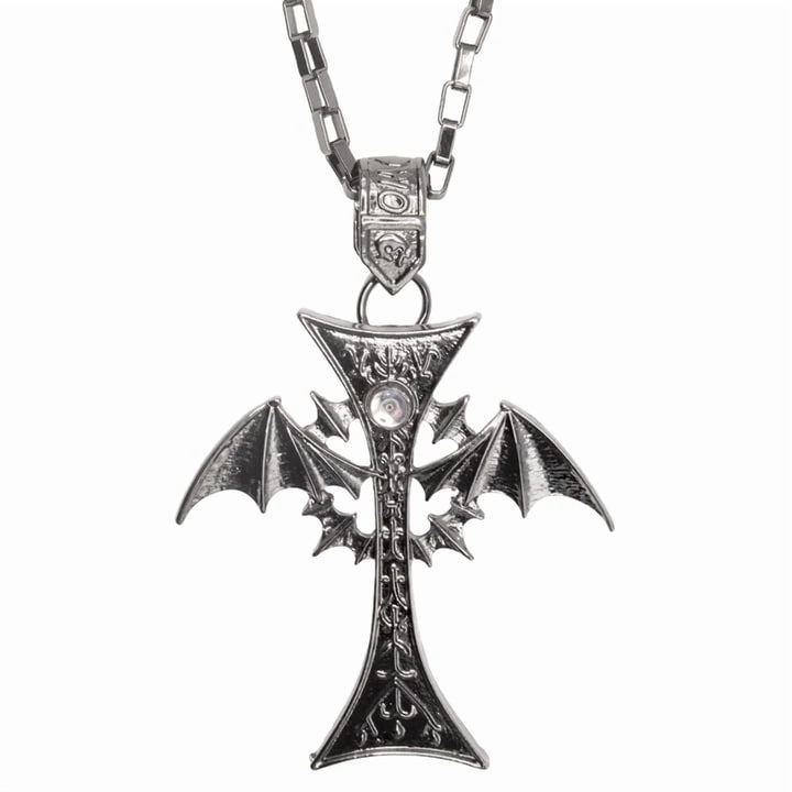 Vampire Cross Necklace