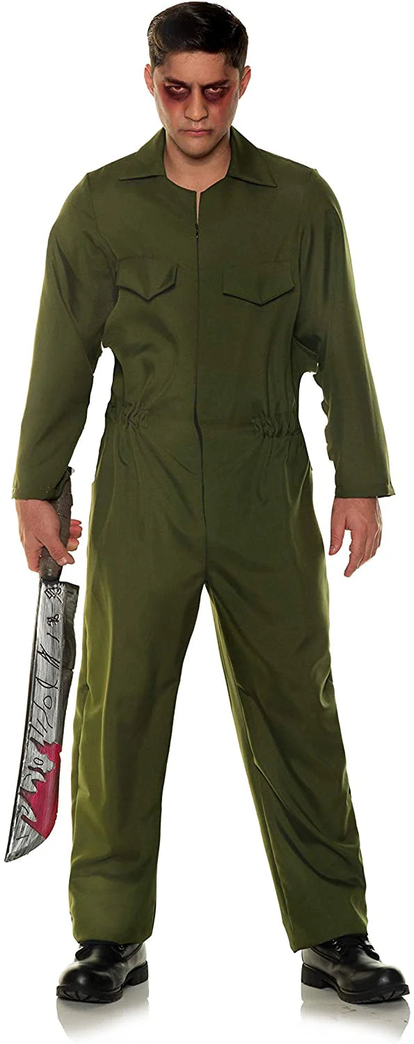 Khaki Boiler Jumpsuit - Adult