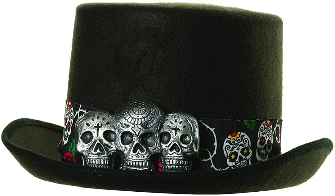 Day of the Dead Top Hat