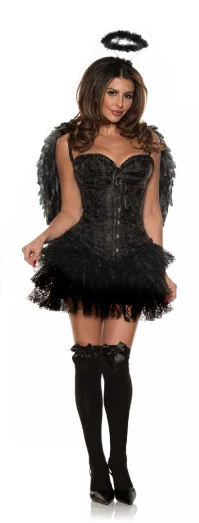 Sexy Dark Angel Corset Costume - Adult