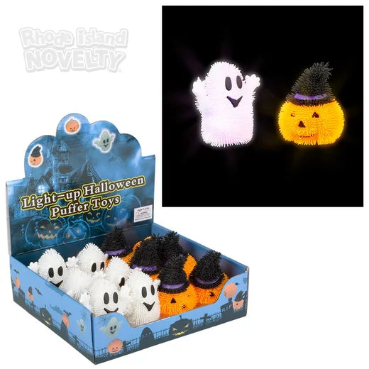 Light Up Puffy Halloween Figures