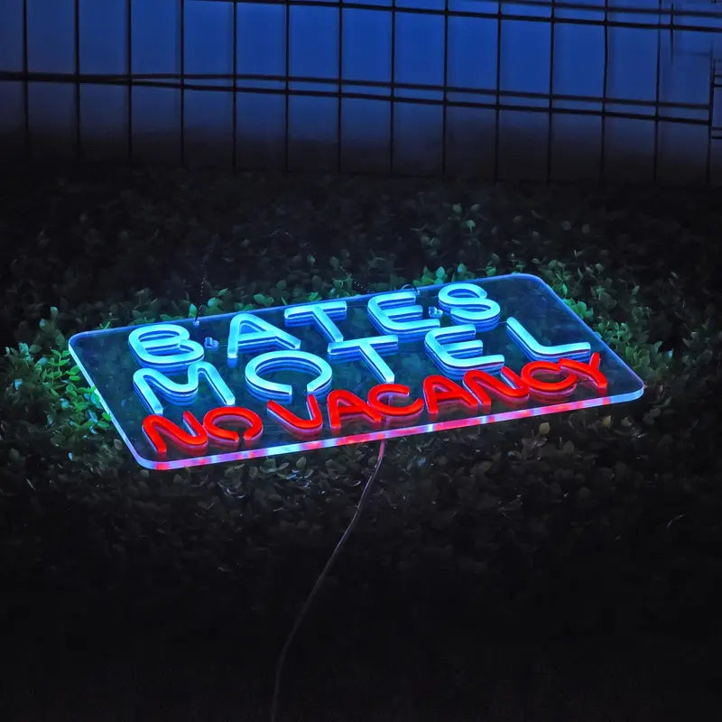 Bates Motel - No Vacancy - LED Neon Sign