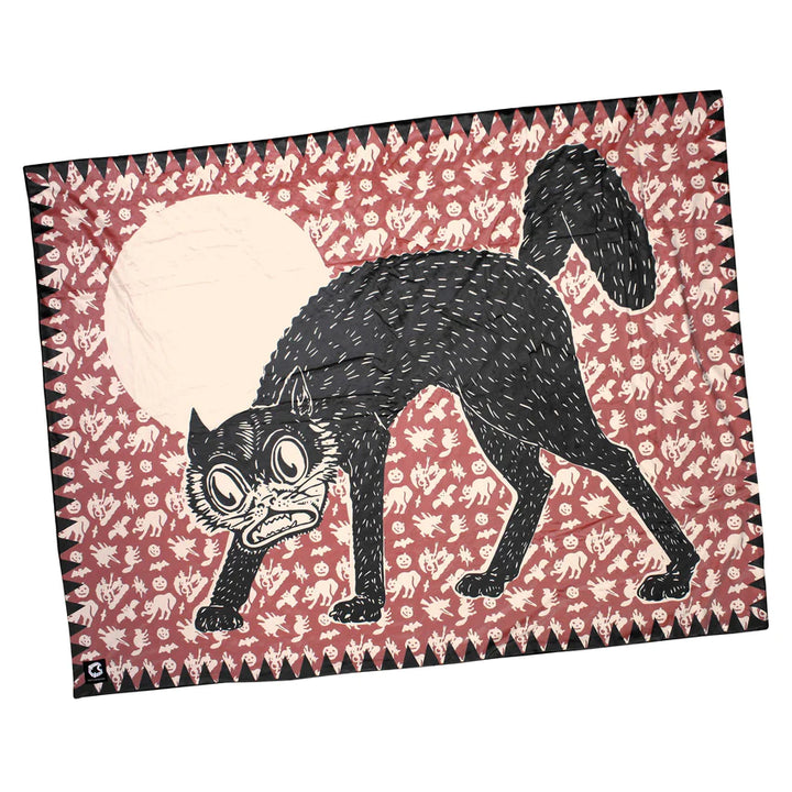 Beistle® Funky Cat Throw Blanket