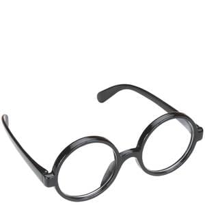 Black frame round glasses