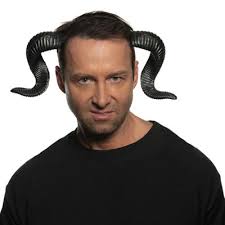 Black Ram Horns - Foam