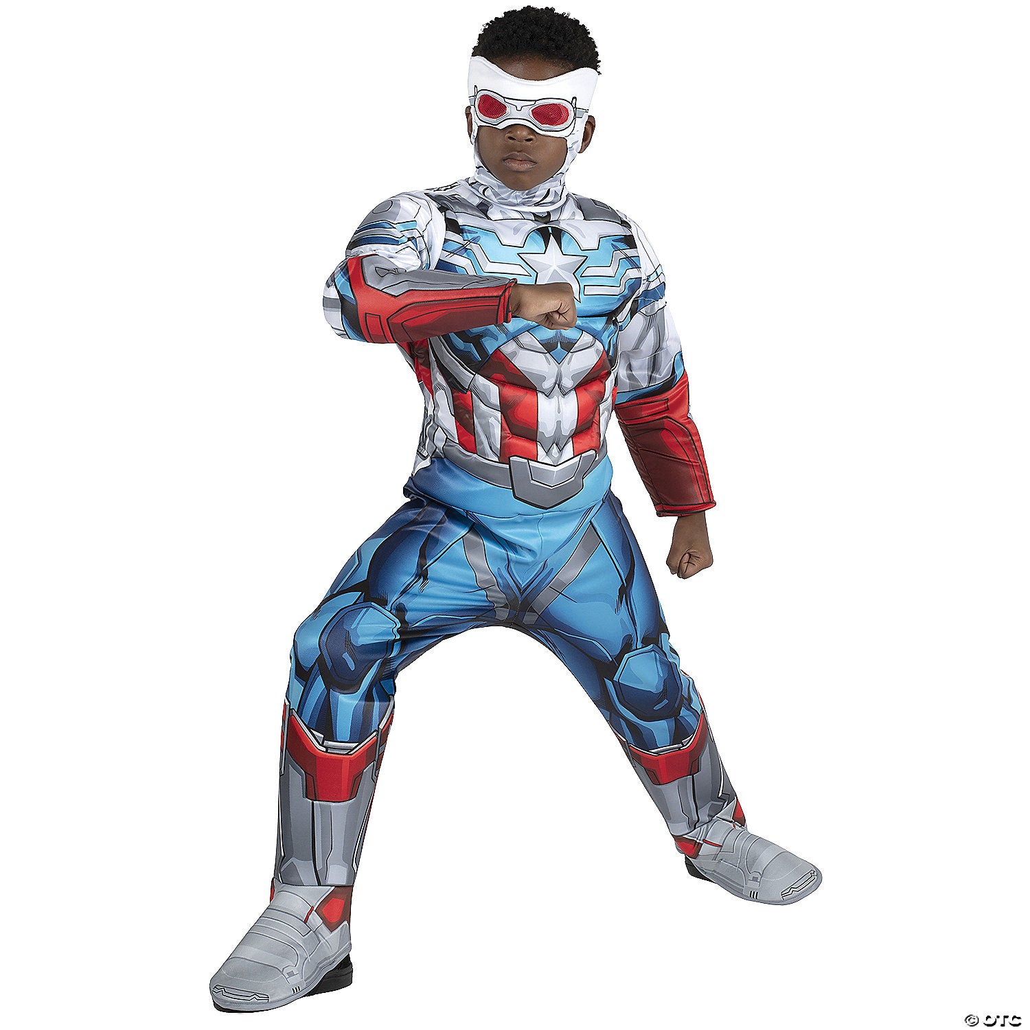 Marvel - Captain America (Sam Wilson) Costume Qualux - Child