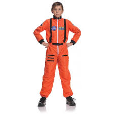 Astronaut Orange Child Costume