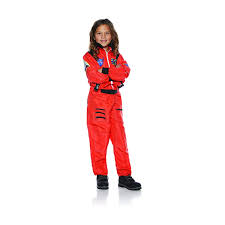 Astronaut Orange Child Costume