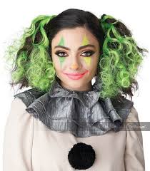 Bright Green Glow in the Dark Curly Clip in Hair