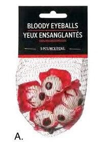 Asylum Bloody Plastic Eyeballs