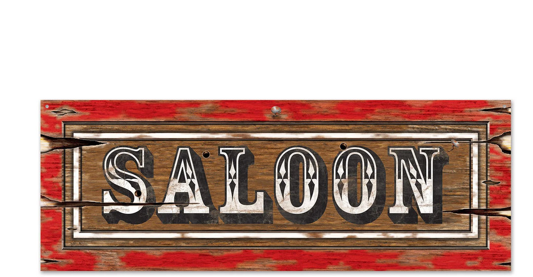 Saloon Sign Cutout