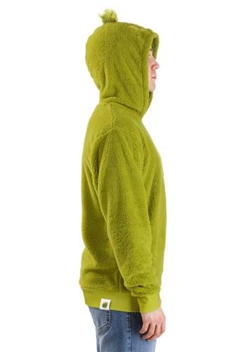 Fleece Grinch Hoodie - Adult Extra Large