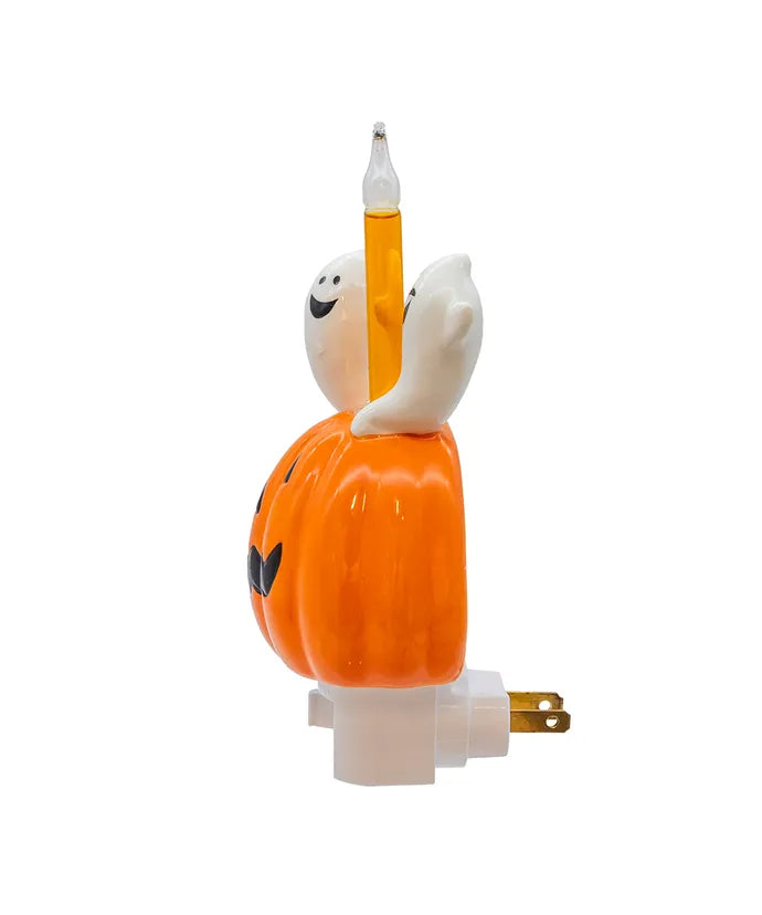 Halloween Jack-O-Lantern Bubble Night Light