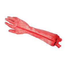 Vinyl Cut Off Severed Arm Below Elbow