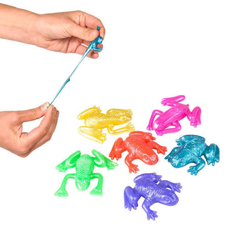 Mini Stretchy Frogs in Bight Solid Colors