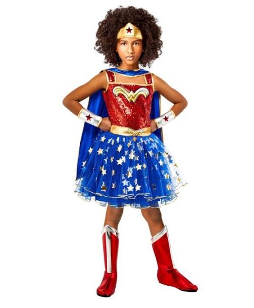 Deluxe Wonder Woman with Sequins Costume - Child
