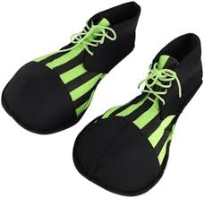 Blacklight Reflective Clown Shoes - Adult