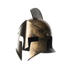 Gold Roman Gladiator Helmet