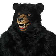 Ani-Motion Grizzly Bear Mask - Adult