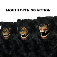 Ani-Motion Grizzly Bear Mask - Adult