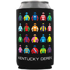 Kentucky Derby Jockey Shirts 12oz Can Koozie