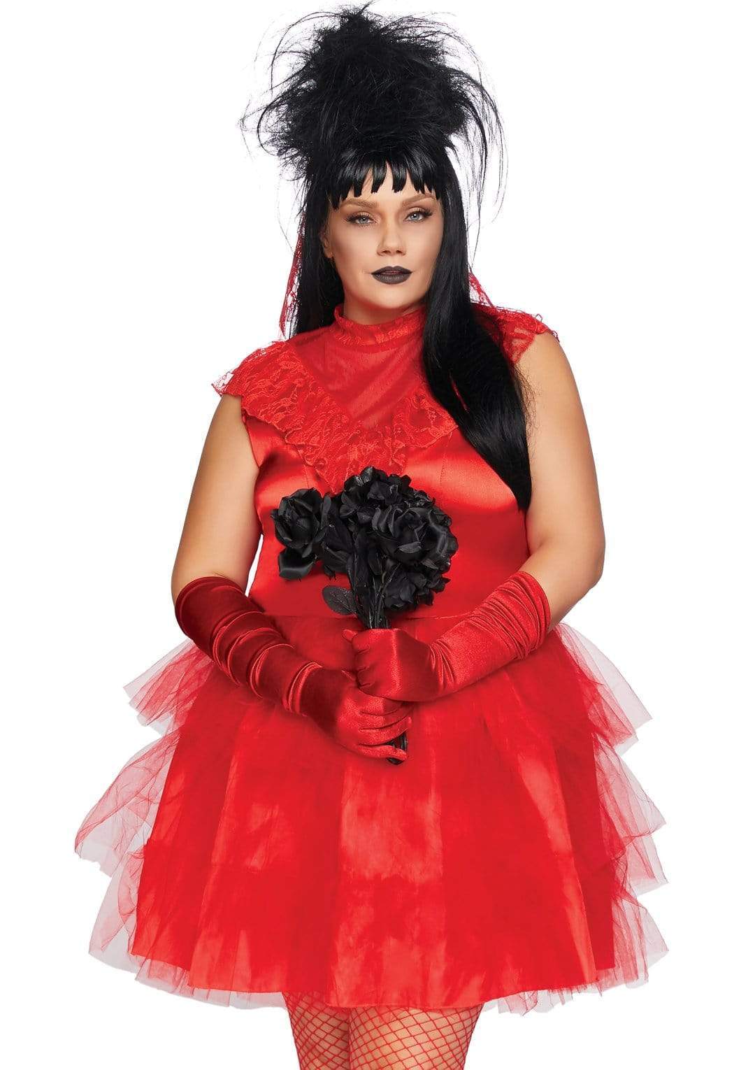 Red Beetle Bride Costume - Women's Plus