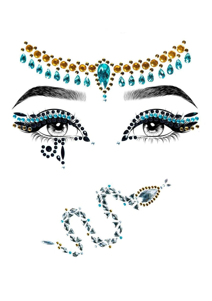 Self Adhesive Face Jewels - Cleopatra