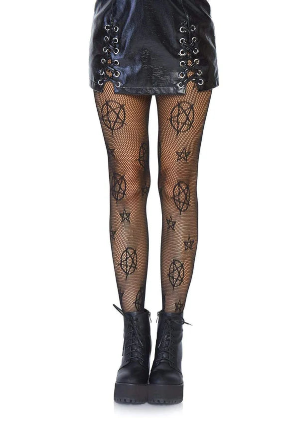 Occult Fishnet Tights - Adult