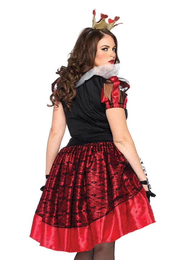 Royal Red Queen Costume - Women's Plus