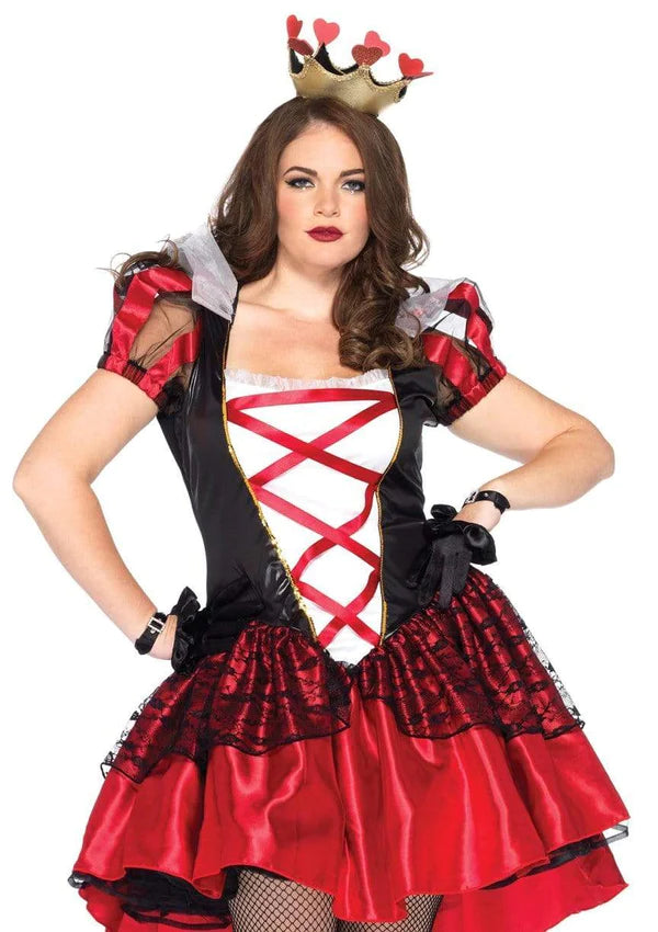 Royal Red Queen Costume - Women's Plus