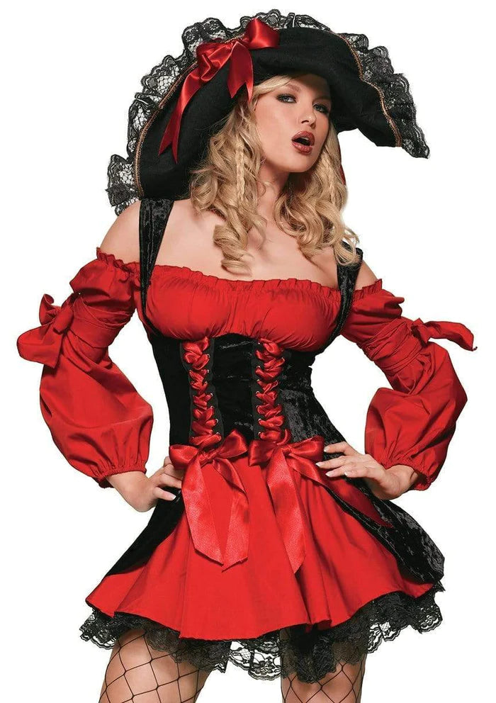 Vixen Pirate Wench Costume - Adult