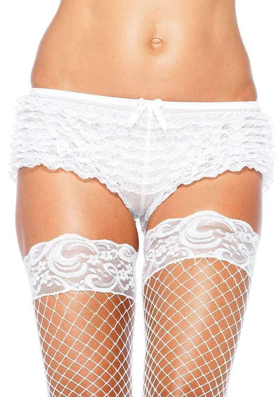 Ruffle Lace Boy Shorts - Adult