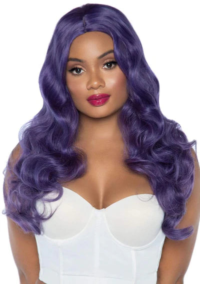 Mermaid Wave Long Wig - Purple