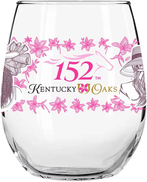 Kentucky Oaks 152 - Official Oaks Lily Glass