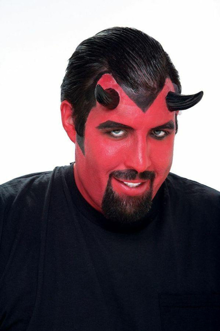 Demon Horns Prosthetic - Black