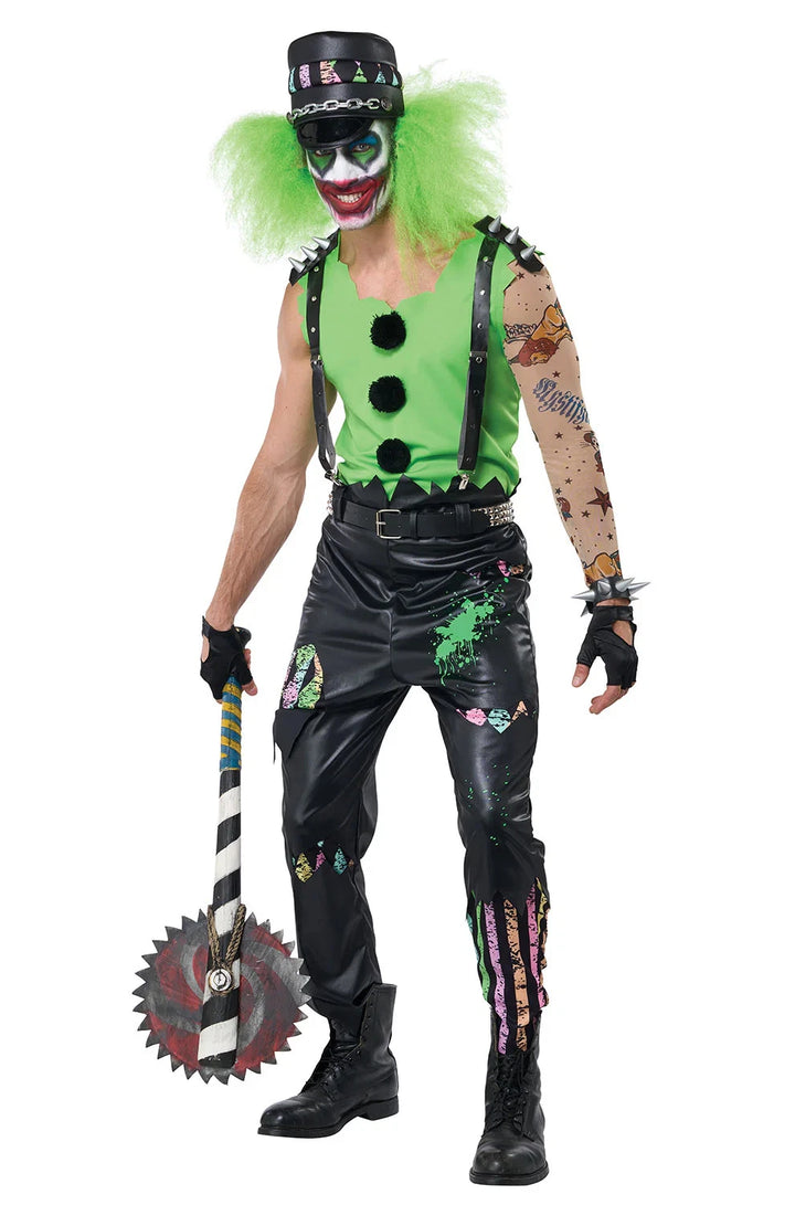 Crazed Clown Costume - Adult