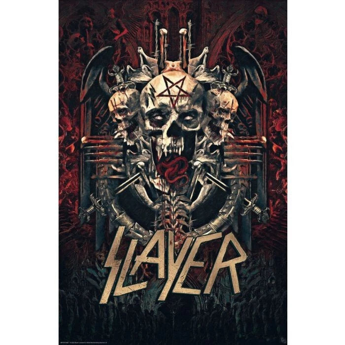 Slayer - Skull  - 24" x 36" Poster