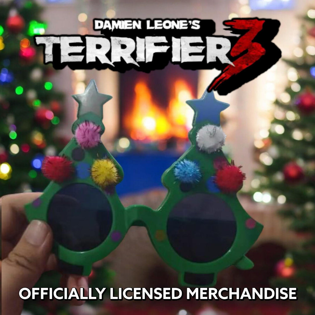 Terrifier 3 Official Christmas Tree Glasses