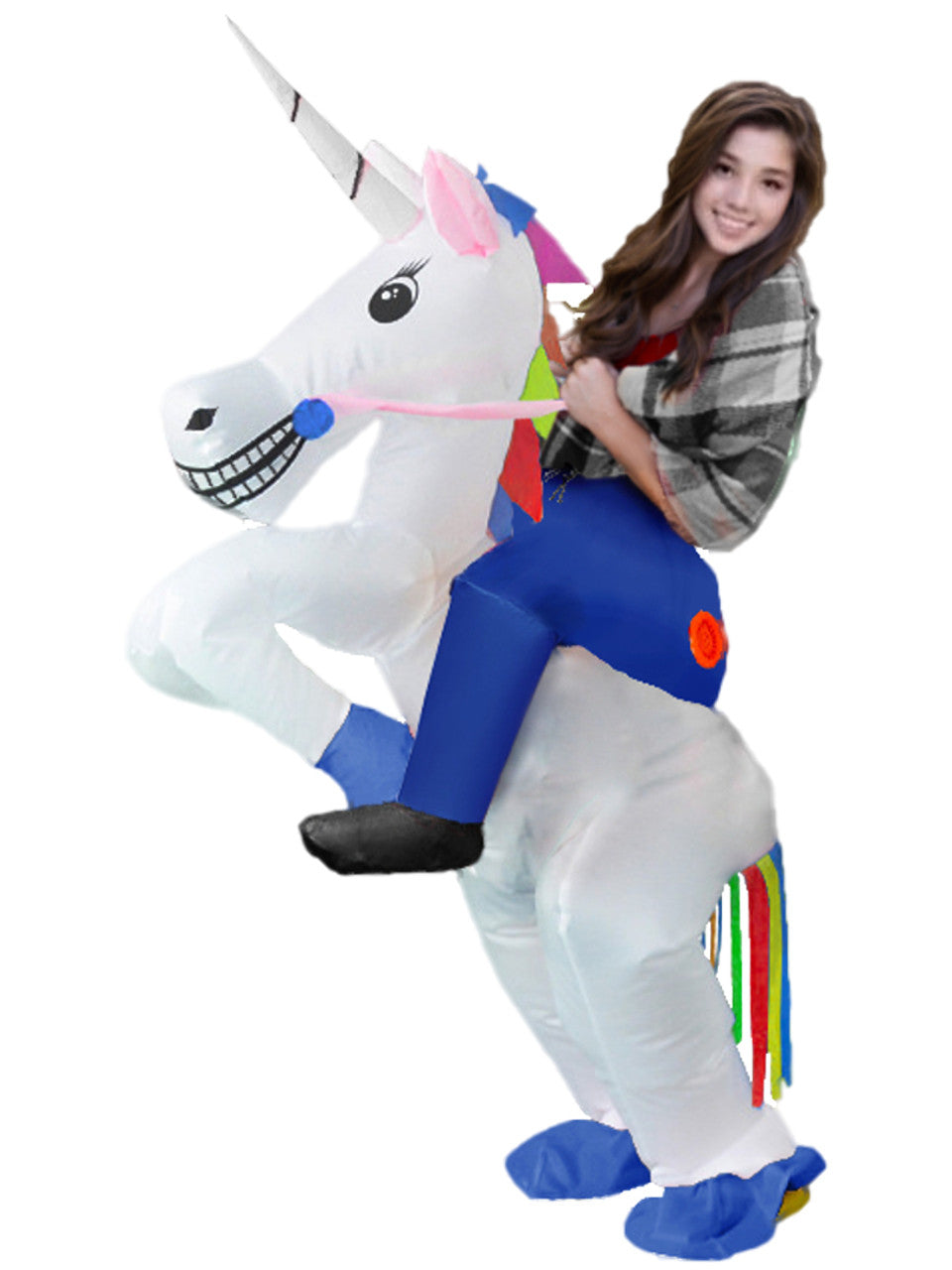 Ride a Unicorn Inflatable Costume