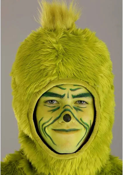 Dr. Suess Deluxe Grinch Costume Open Face