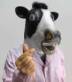 Latex Cow Mask