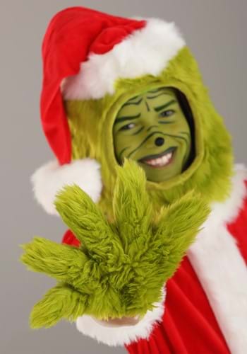 Dr. Seuss' The Grinch -  Santa Open Face Children's Costume Large